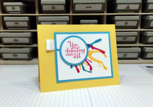 straw art card