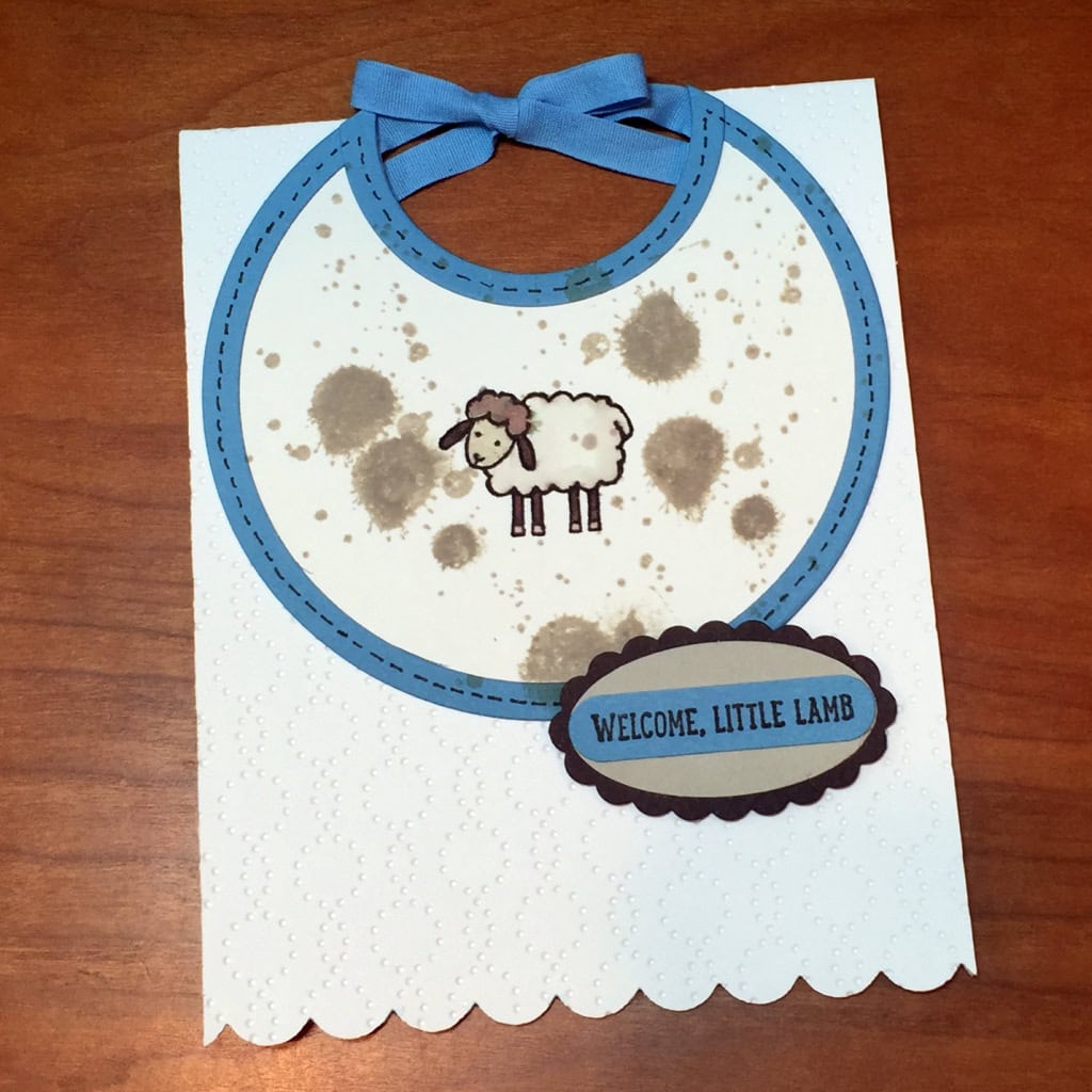 PPA255 little lamb card a