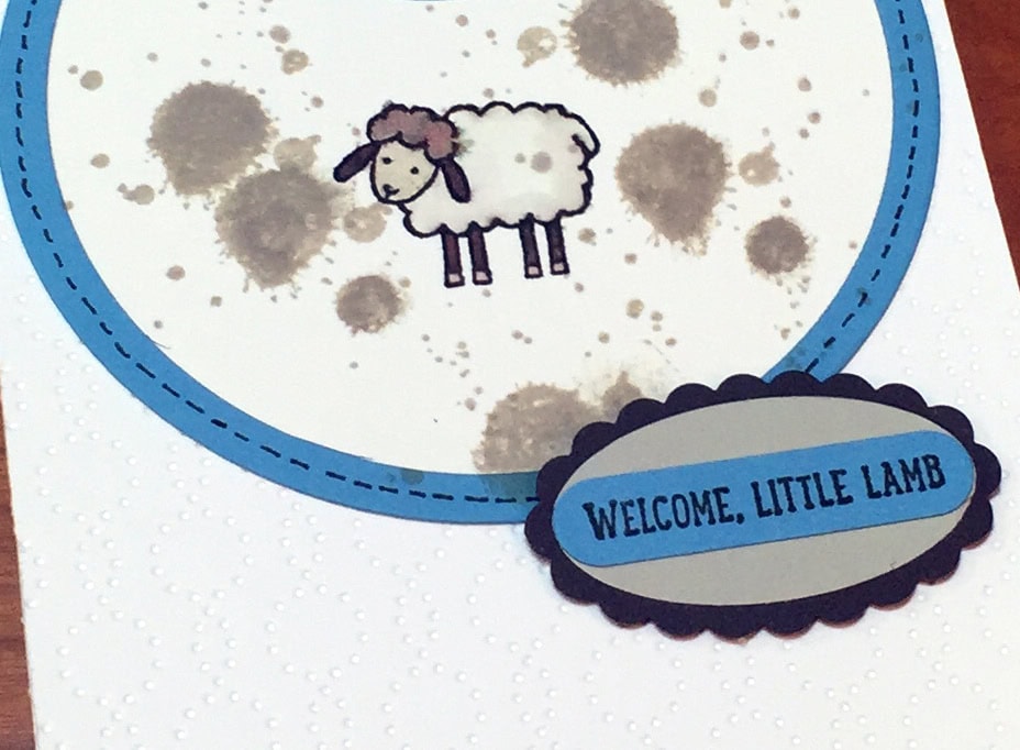 PPA255 little lamb card b