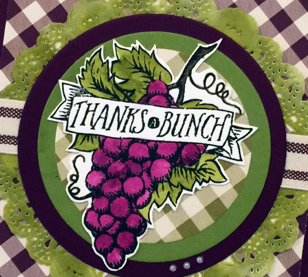 Judy's swap card w pearls b