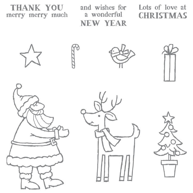 Santa's Gifts stamp set