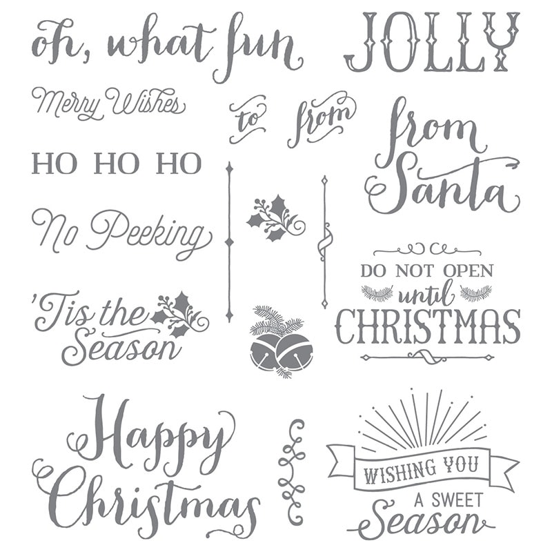 Oh What Fun stamp set