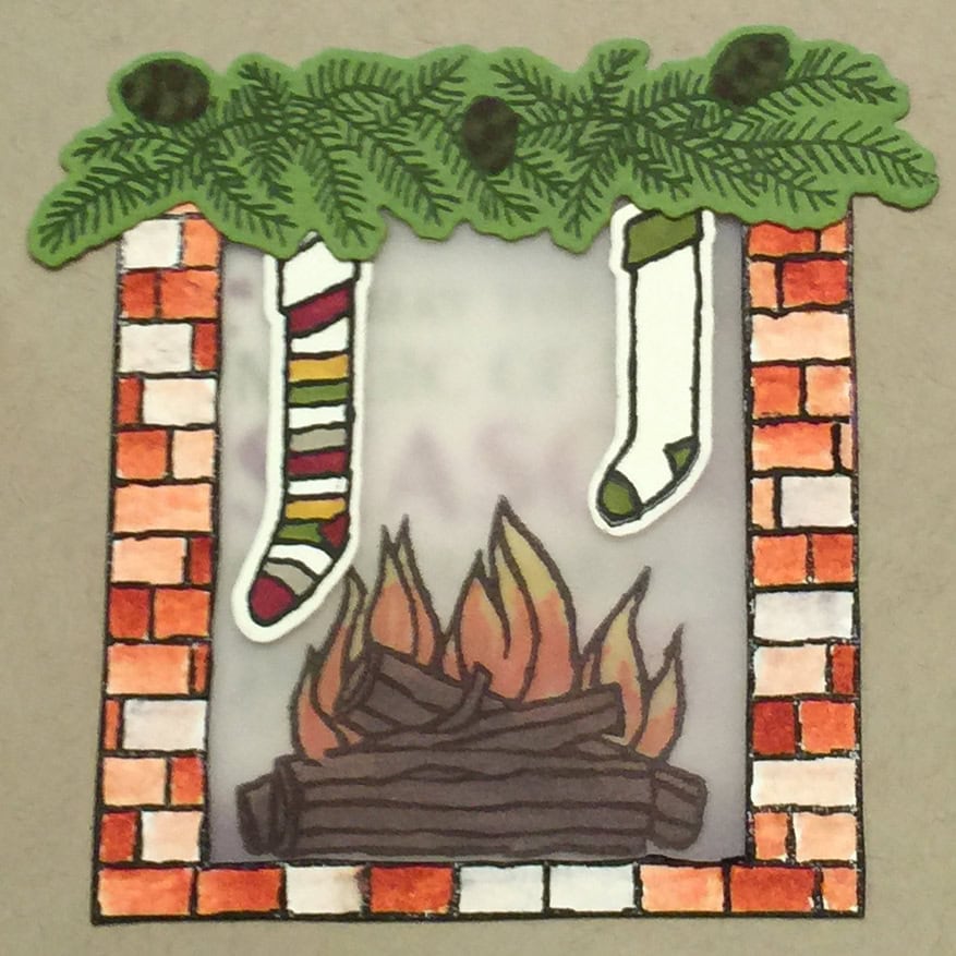 fireplace easel card club 9-15 e