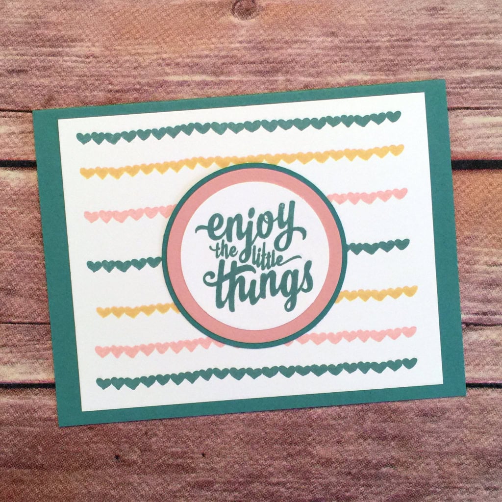 enjoy little things card a