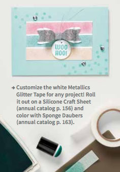 Metallics Glitter Tape sample