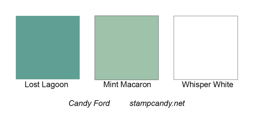 color palette - Lost Lagoon, Mint Macaron, Whisper White copy