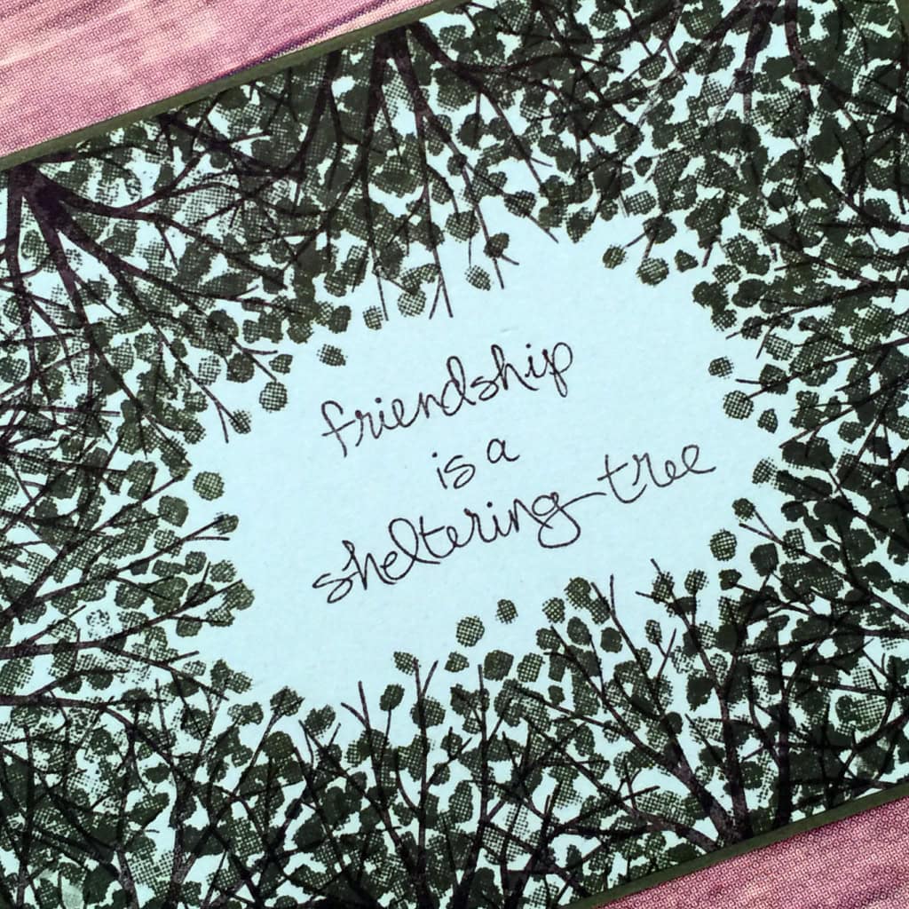 friendship tree card b