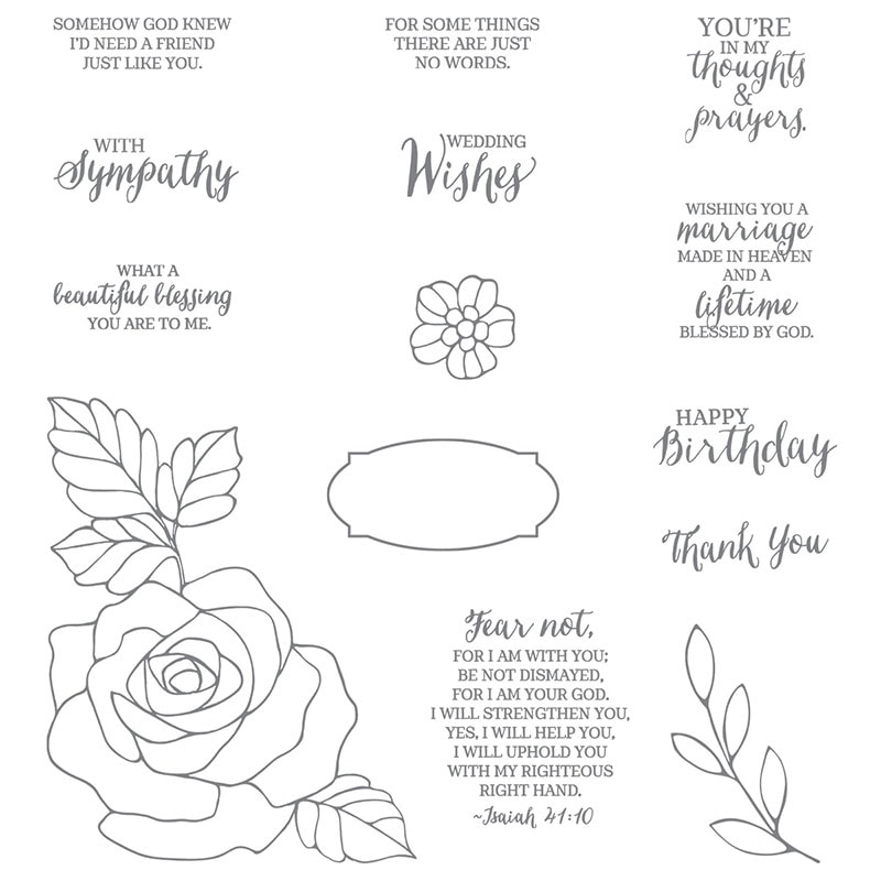 Rose Garden stamp set