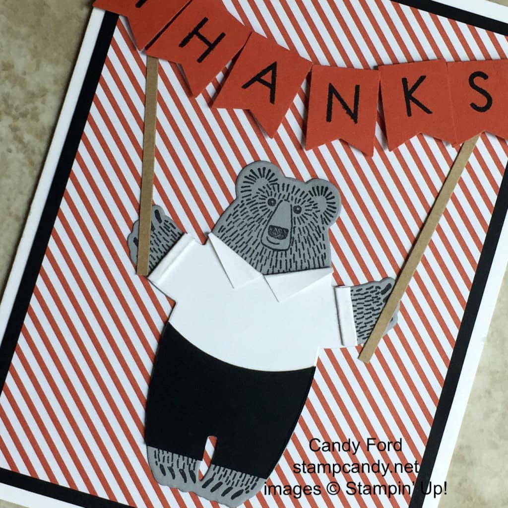 Thanks bear card b