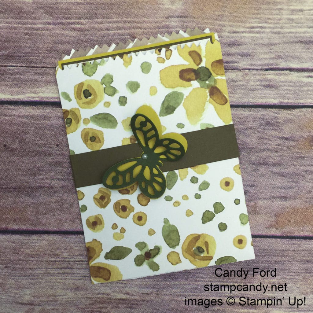 butterfly retiring in color treat bag a