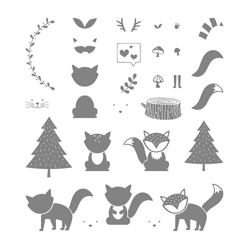 Foxy Friends stamp set