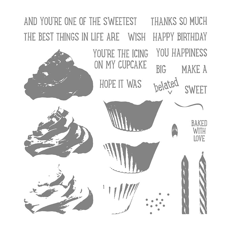 Sweet Cupcake stamp set