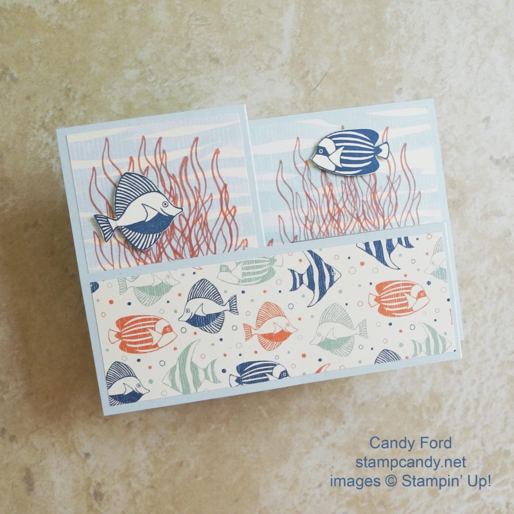 z fold fish card a