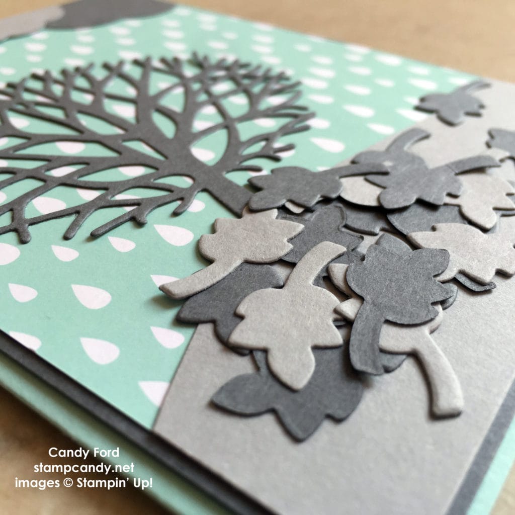 Thoughtful rain & leaves a