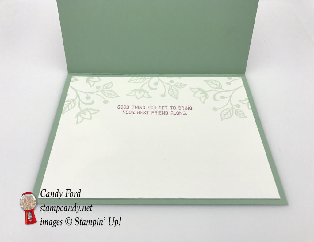 Learn to make this beautiful card using the Flourishing Phrases bundle and the new 6x6 Glimmer Paper by Stampin' Up!