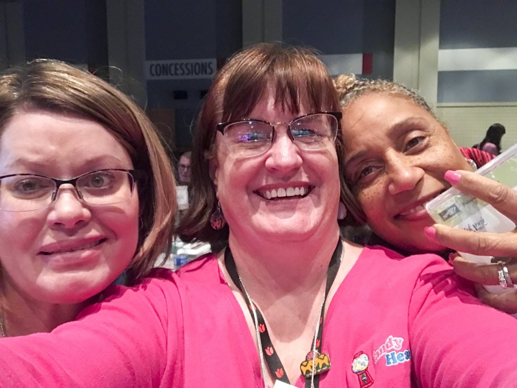 Kimberly Laidley, Candy Ford, Tamara Burton at 2017-04-08 OnStage Savannah by Stampin' Up! #stampcandy