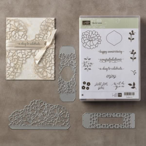 This is the exquisite So In Love bundle by Stampin' Up! #stampcandy