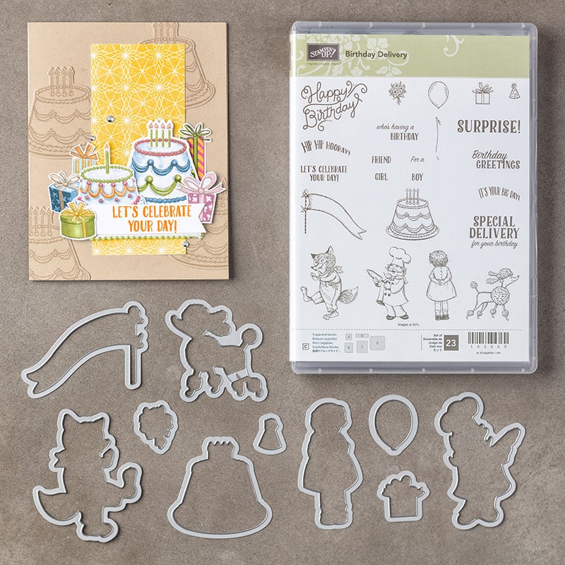 My favorite new Stampin' Up! products #stampcandy Birthday Delivery Bundle