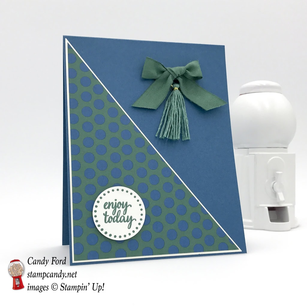 One Sheet Wonder card made with the Eastern Palace DSP, Eastern Beauty stamp set & eAstern Medallions Thinlits (bundle), and Mini Tassel Assortment by Stampin' Up! #stampcandy