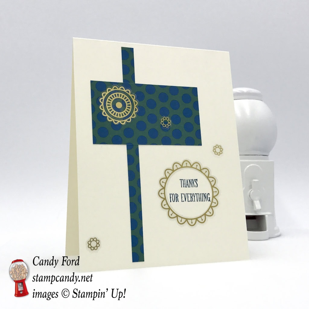 Eastern Palace Specialty Designer Series Paper, At Home with You stamp set, Eastern Gold Vinyl Stickers by Stampin' Up! One sheet wonder 5 of 12 #stampcandy