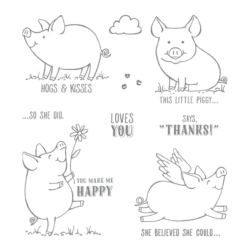 My favorite new Stampin' Up! products #stampcandy This Little Piggy stamp set