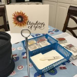 2017 Holiday Catalog Launch Party, Stampin' Up!, Make & Take using Painted Harvest stamp set, Count My Blessings stamp set, and Very Vanilla Notecards & Envelopes #stampcandy