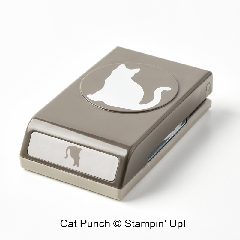Cat Punch by Stampin' Up! #stampcandy