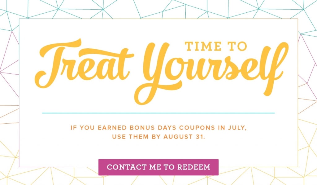 Redeem your Bonus Days Coupons by August 31, 2107. Stampin' Up! #stampcandy