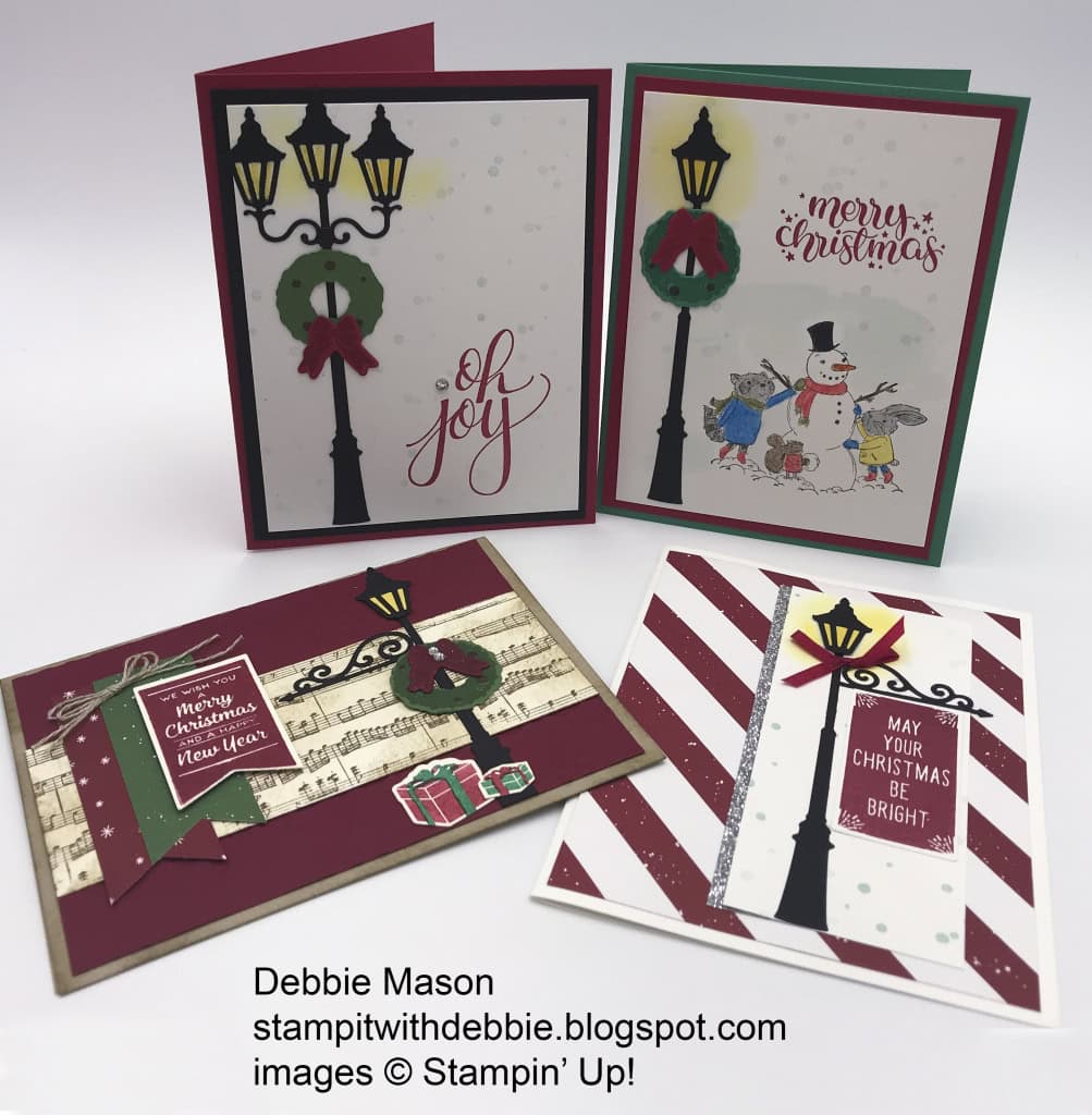 Rising Star swaps by Debbie Mason, Brightly Lit bundle by Stampin' Up!