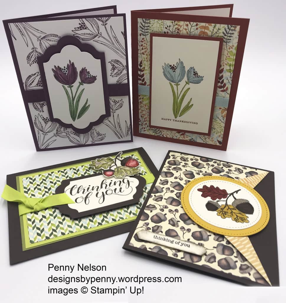 Rising Star swaps by Penny Nelson, Count My Blessings stamp set by Stampin' Up!