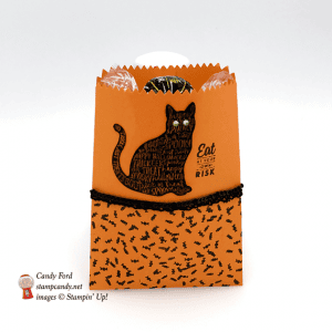 Hallowwen Treat Bag made with Stampin' Up!