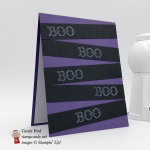 Creep It Real stamp set BOO Halloween card, Stampin' Up! #stampcandy