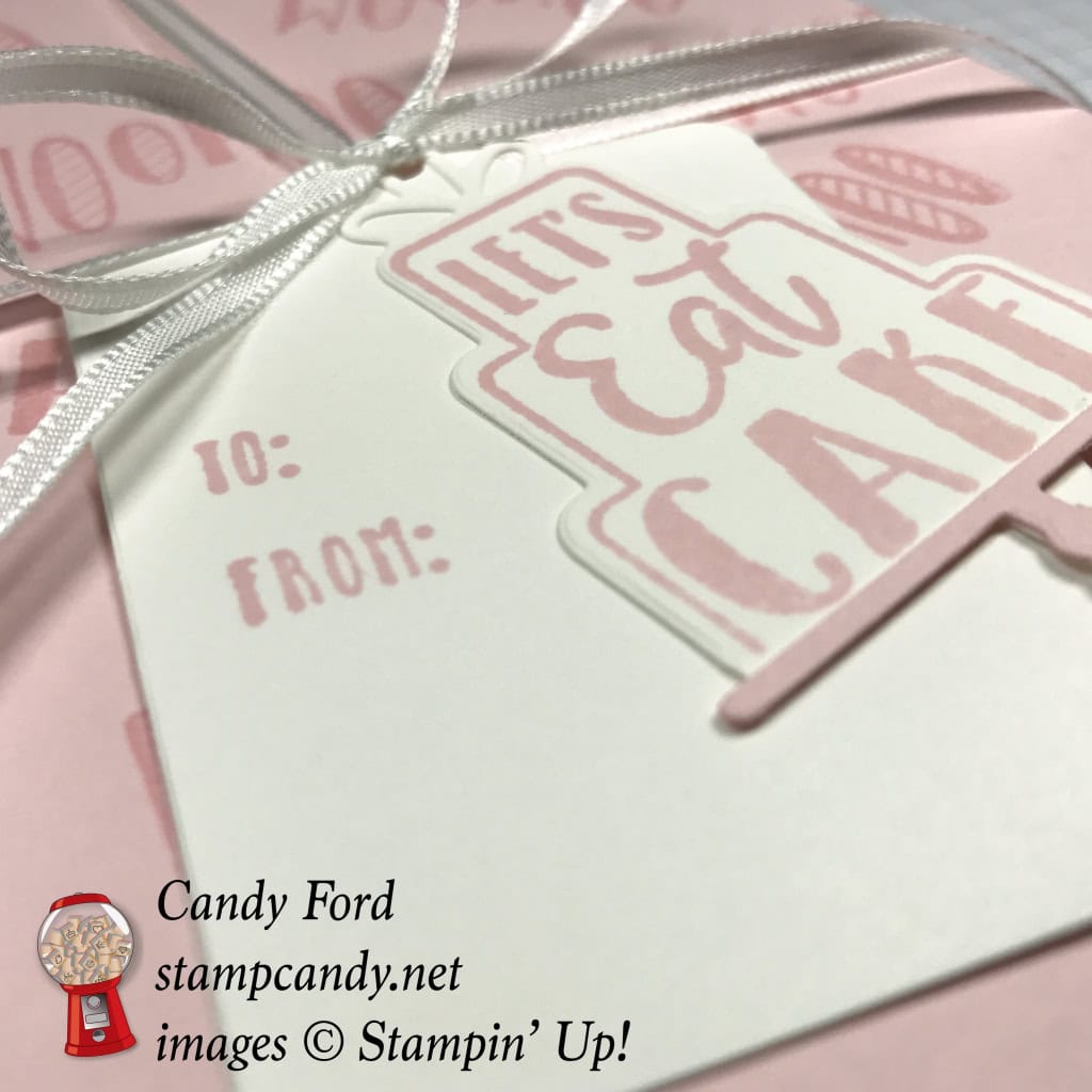 Celebration Time stamp set by Stampin Up, let's eat cake #stampcandy