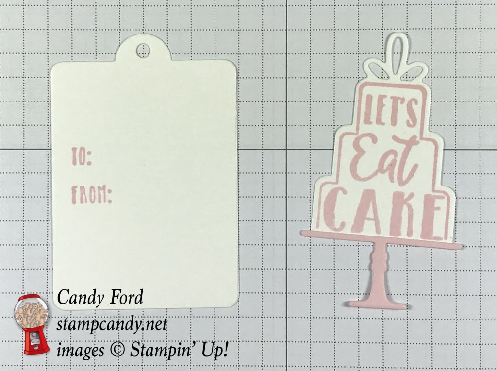 Celebration Time stamp set by Stampin Up, let's eat cake #stampcandy