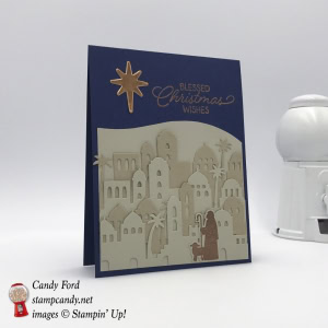 Night of Bethlehem bundle card #4 for Rising Stars swap, Stampin' Up! #stampcandy