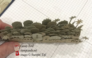 Night of Bethlehem Edgelits Dies make quick work of cutting all these buildings. Stampin' Up! #stampcandy