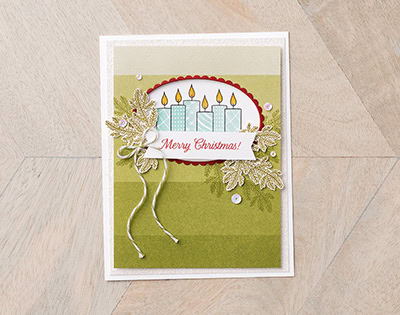 Merry Patterns free stamp set promotion from Stampin' Up! #stampcandy