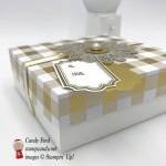 Year of Cheer DSP Foil Snowflakes labels to Love stamp set everyday label punch stampin up stamp candy gift box