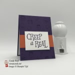 Creep It Real handmade Stampin' Up! Halloween card by Stamp Candy