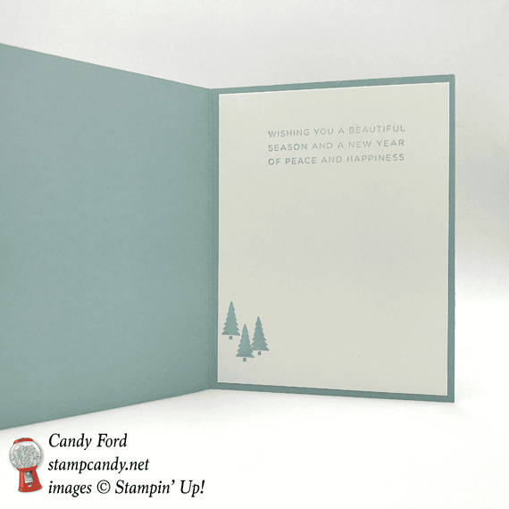Stampin' Up! hearts come home hometown greeting christmas card by Candy Ford of Stamp Candy