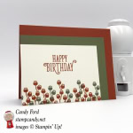 Stampin' Up! Happy Birthday Gorgeous handmade birthday card by Candy Ford of Stamp Candy