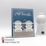 Stampin' Up! Colorful Seasons Adirondack charis and drinks on porch by Candy Ford of Stamp Candy