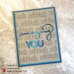 Celebrate Amazing You card for ICS Blog Hop and color challenge. Sale-A-Bration! #stampcandy