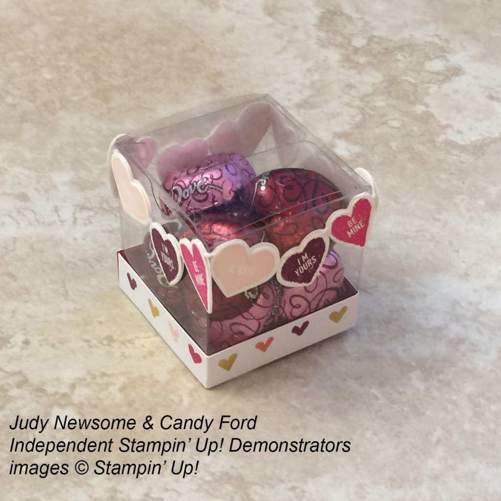 Sure Do Love You, Painted Love box for OSAT blog hop, Feb 2018 #stampcandy