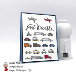 Stampin' Up! Just Breathe Traffic in the City stamp set made by Candy Ford of Stamp Candy