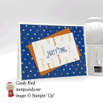 Stampin' Up! Happy Birthay Gorgeous - Party Time birthday card birthday memories DSP made by Candy Ford of Stamp Candy