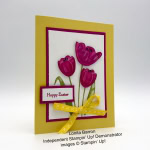Easter card made by Lonita Barron, Independent Stampin' Up! Demonstrator, posted on #stampcandy