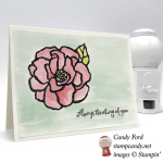 Stampin' Up! Beautiful Day watercolored handmade card by Candy Ford of Stamp Candy