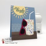 You Dazzle Me card made with the Sunshine & Rainbows stamp set & Rainbow Builder Framelits Dies (bundle,)by Stampin' Up! #stampcandy