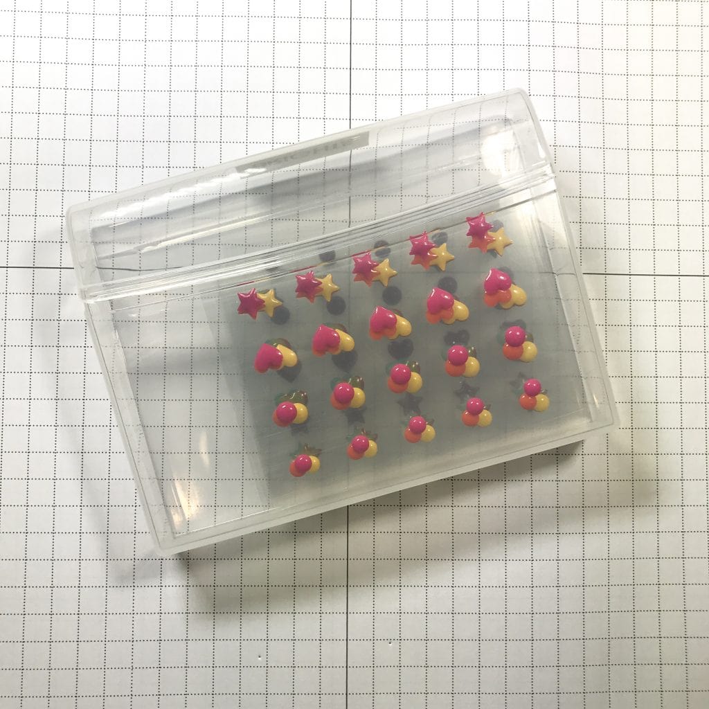 craft room embellishment organization, gum boxes, #stampcandy